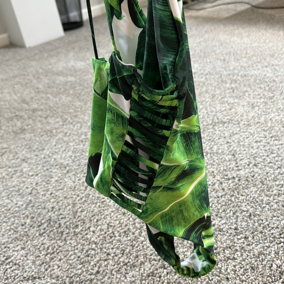 Palm Tree One Piece Swimsuit - Picture 3 of 5